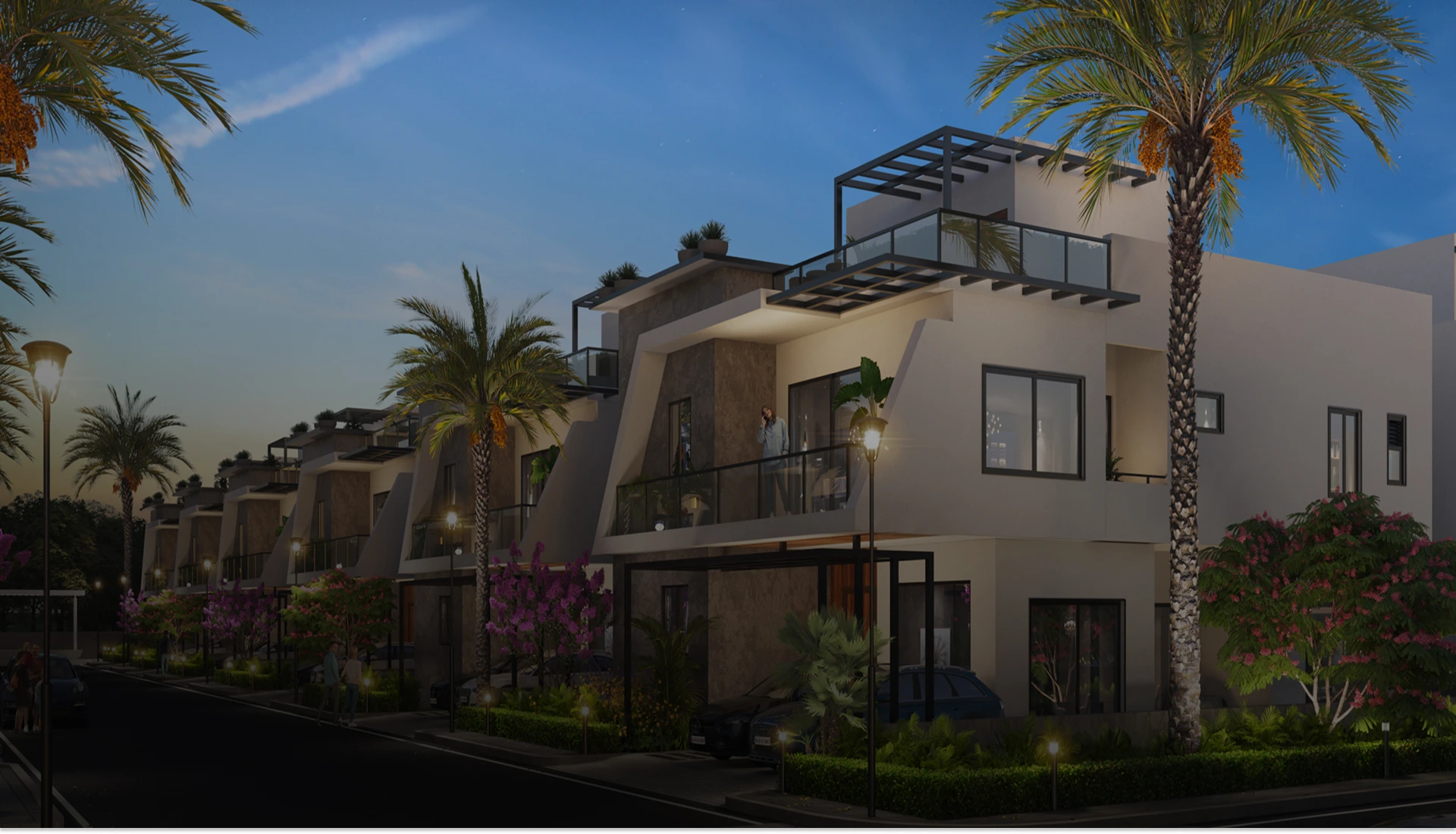 Exterior view of The Square luxury 4 BHK villas in Adibatla