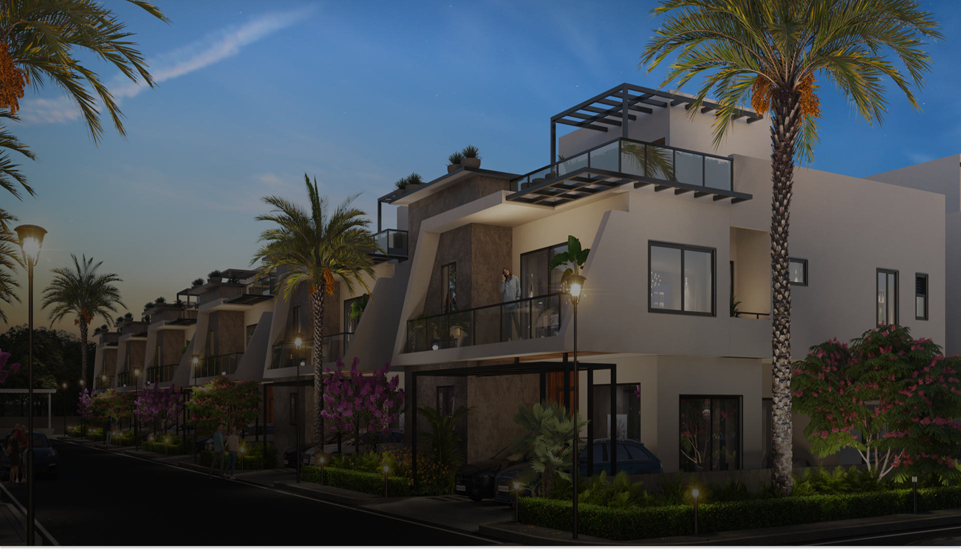 Exterior view of The Square luxury 4 BHK villas in Adibatla